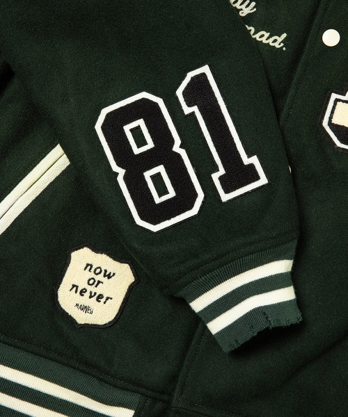 MADNESSの「MADNESS WOOL VARSITY JACKET（スタジャン）」 - WEAR