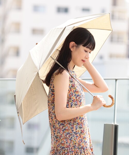 Ray BEAMS(レイビームス)の「Ray BEAMS / パイピング 長傘(長傘・レディース・ベージュ/ブラック・ONE SIZE)」の9枚目の写真