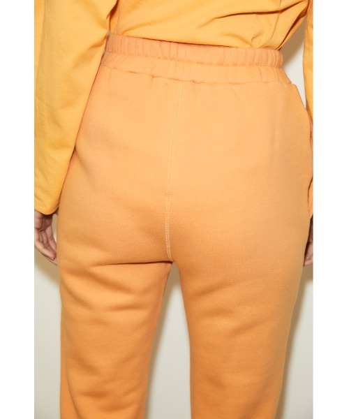 THROW by SLY(スローバイスライ)の「THROW SW TROUSER スウェット パンツ(スウェットパンツ・レディース・オレンジ/ブラウン・0/1)」の12枚目の写真