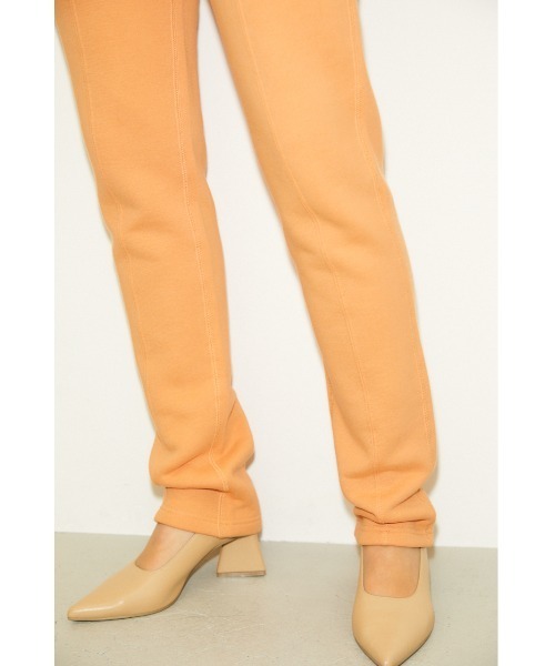 THROW by SLY(スローバイスライ)の「THROW SW TROUSER スウェット パンツ(スウェットパンツ・レディース・オレンジ/ブラウン・0/1)」の6枚目の写真
