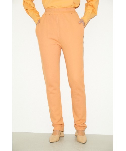 THROW by SLY(スローバイスライ)の「THROW SW TROUSER スウェット パンツ(スウェットパンツ・レディース・オレンジ/ブラウン・0/1)」の13枚目の写真