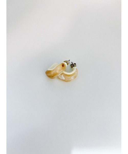 mou(モウ)の「マーブル2パターンファッショナブルピアス(ピアス(両耳用)・レディース・ホワイト/ブラウン/グレー・FREE)」の19枚目の写真