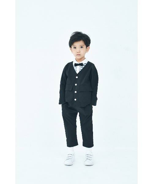 maarook（マルーク）の「ライトクロススタック長パンツ（その他パンツ・キッズ・ブラック・130cm/110cm/120cm/100cm）」の5枚目の写真