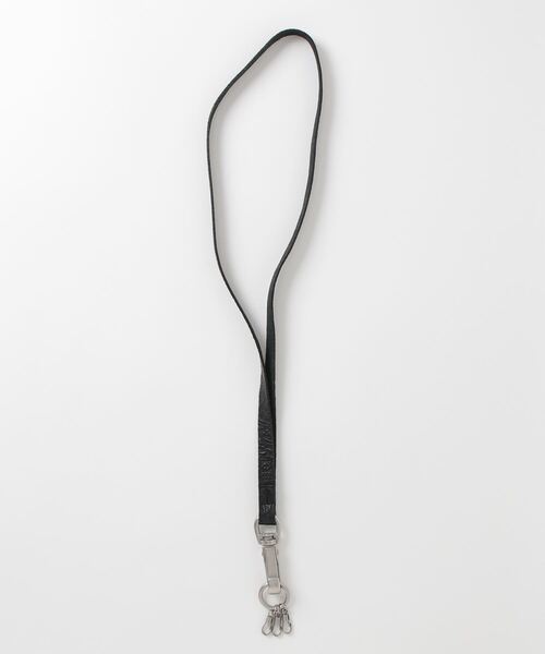 hobo（ホーボー）の「hobo/LONG KEY RING COW LEATHER（ネックレス・メンズ・ブラック/ブラウン・FREE）」の3枚目の写真