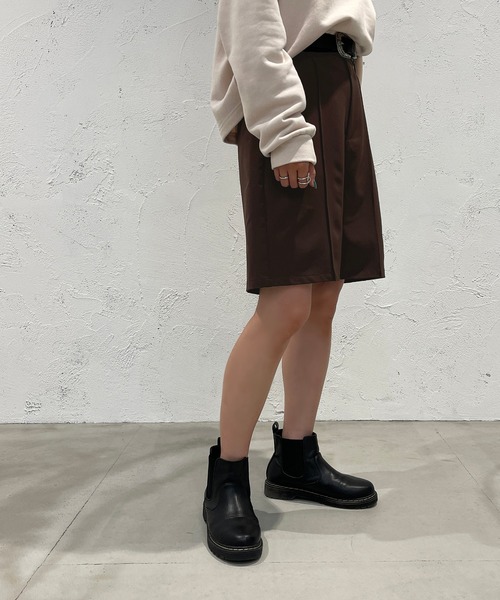 apres jour mignon(アプレジュールミニョン)の「センターシームハーフパンツ【ZOZOTOWN限定アイテム】(その他パンツ・レディース・ブラック/ダークブラウン/ベージュ・X-LARGE/フリー)」の14枚目の写真