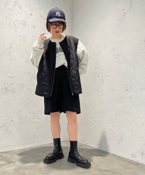 apres jour mignon(アプレジュールミニョン)の「センターシームハーフパンツ【ZOZOTOWN限定アイテム】(その他パンツ・レディース・ブラック/ダークブラウン/ベージュ・X-LARGE/フリー)」の7枚目の写真