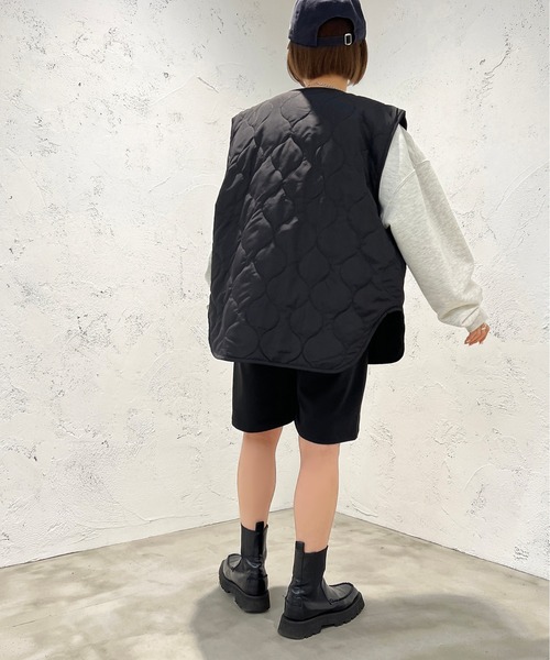 apres jour mignon(アプレジュールミニョン)の「センターシームハーフパンツ【ZOZOTOWN限定アイテム】(その他パンツ・レディース・ブラック/ダークブラウン/ベージュ・X-LARGE/フリー)」の9枚目の写真