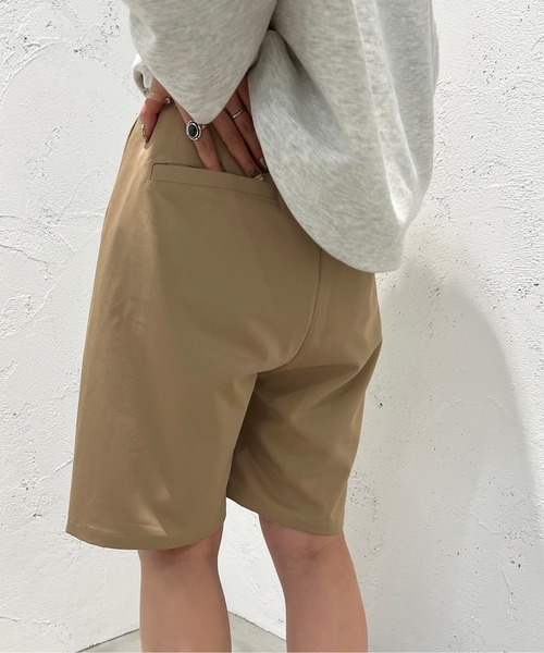 apres jour mignon(アプレジュールミニョン)の「センターシームハーフパンツ【ZOZOTOWN限定アイテム】(その他パンツ・レディース・ブラック/ダークブラウン/ベージュ・X-LARGE/フリー)」の20枚目の写真