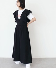 armonia | armonia.フリル袖コンビネゾン(つなぎ/オールインワン)