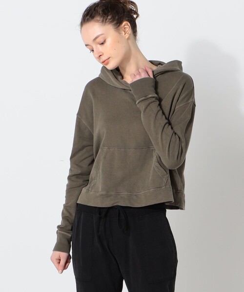 美品 JAMES PERSE バックパイルスエット フーディプルオーバー バックパイル スエットプルオーバー MXA3278｜トゥモローランド