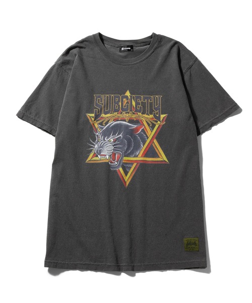 Subciety(サブサエティ)の「BLACK PANTHER TEE(Tシャツ/カットソー・メンズ・バーガンディー/ブラック/ホワイト・LARGE/X-LARGE/MEDIUM/SMALL)」の4枚目の写真