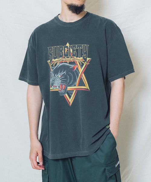 Subciety(サブサエティ)の「BLACK PANTHER TEE(Tシャツ/カットソー・メンズ・バーガンディー/ブラック/ホワイト・LARGE/X-LARGE/MEDIUM/SMALL)」の11枚目の写真