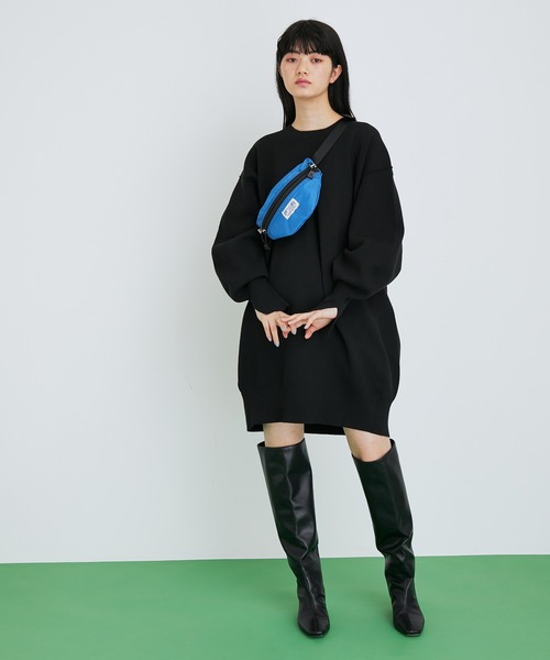 ADAM ET ROPE'(アダムエロペ)の「オーガニックコットン接結チュニック(ニット/セーター・レディース・ブラック/ホワイト系その他・FREE)」の16枚目の写真