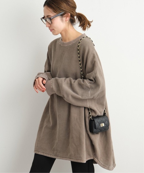 FRAMeWORK(フレームワーク)の「【WEB限定】ポンチョスウェット3◆(Tシャツ/カットソー・レディース・ブラウン/スミクロ/ベージュ・FREE)」の20枚目の写真