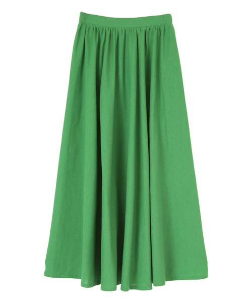 titivate（ティティベイト）の「リネン混ウエストギャザースカート（スカート・レディース・ブラック/レッド/ナチュラル/ブルー/グリーン・S/M/L）」の16枚目の写真