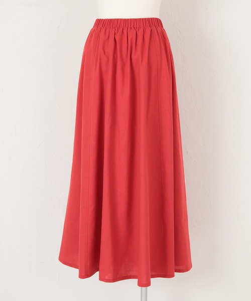 titivate（ティティベイト）の「リネン混ウエストギャザースカート（スカート・レディース・ブラック/レッド/ナチュラル/ブルー/グリーン・S/M/L）」の20枚目の写真