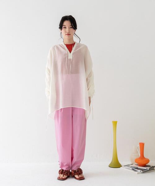 CITEN（シテン）の「＜CITEN（シテン）＞ワッシャーナイロン バルーンパンツ（その他パンツ・レディース・ホワイト/ピンク/ライトブルー/その他1・S/M）」の20枚目の写真