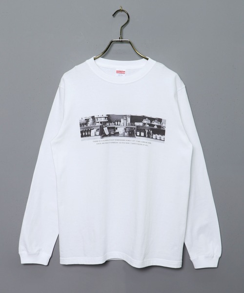 HER CLOSET（ハークローゼット）の「【累計1万枚販売突破！】WEB限定フォトプリントロゴロンT（Tシャツ/カットソー・レディース・ホワイト系その他/ホワイト系その他2・S/M）」の14枚目の写真