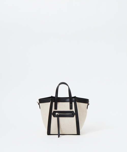 LOWELL things(ロウェル シングス)の「●【WEB限定】ファブリックジャガードミニトートBAG(ショルダーバッグ・レディース・ダークベージュ/ブラック/ベージュ・フリー)」の10枚目の写真