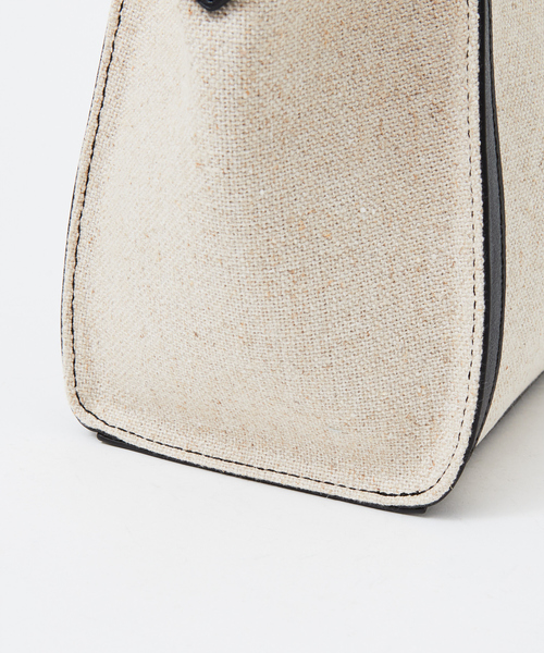 LOWELL things(ロウェル シングス)の「●【WEB限定】ファブリックジャガードミニトートBAG(ショルダーバッグ・レディース・ダークベージュ/ブラック/ベージュ・フリー)」の15枚目の写真