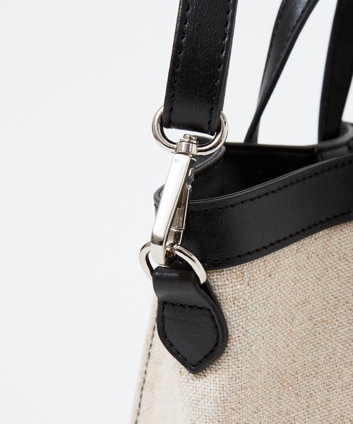 LOWELL things(ロウェル シングス)の「●【WEB限定】ファブリックジャガードミニトートBAG(ショルダーバッグ・レディース・ダークベージュ/ブラック/ベージュ・フリー)」の16枚目の写真