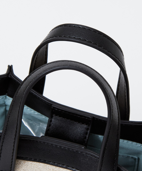 LOWELL things(ロウェル シングス)の「●【WEB限定】ファブリックジャガードミニトートBAG(ショルダーバッグ・レディース・ダークベージュ/ブラック/ベージュ・フリー)」の17枚目の写真