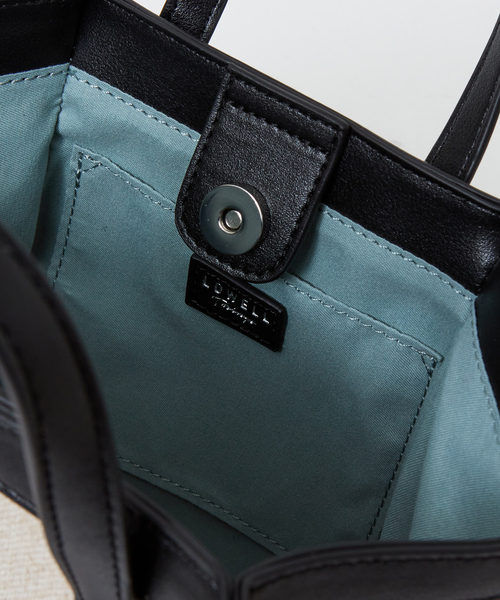LOWELL things(ロウェル シングス)の「●【WEB限定】ファブリックジャガードミニトートBAG(ショルダーバッグ・レディース・ダークベージュ/ブラック/ベージュ・フリー)」の18枚目の写真