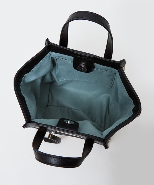 LOWELL things(ロウェル シングス)の「●【WEB限定】ファブリックジャガードミニトートBAG(ショルダーバッグ・レディース・ダークベージュ/ブラック/ベージュ・フリー)」の19枚目の写真