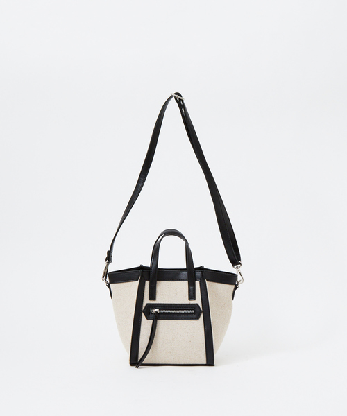 LOWELL things(ロウェル シングス)の「●【WEB限定】ファブリックジャガードミニトートBAG(ショルダーバッグ・レディース・ダークベージュ/ブラック/ベージュ・フリー)」の22枚目の写真