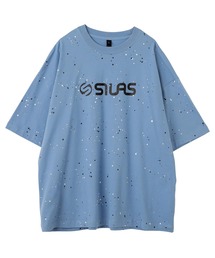 SILAS | S/S SPUTTERING PRINT BIG TEE　サイラススパッタリングプリント半袖ビッグTシャツ(Tシャツ/カットソー)
