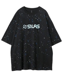 S/S SPUTTERING PRINT BIG TEE　サイラススパッタリングプリント半袖ビッグTシャツ