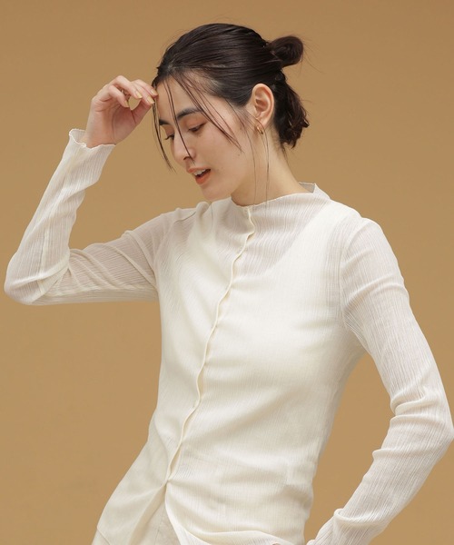 NANO universe（ナノユニバース）の「カップ付きタンクトップ（タンクトップ・レディース・ブラック/オフホワイト/カーキ・38/36）」の14枚目の写真