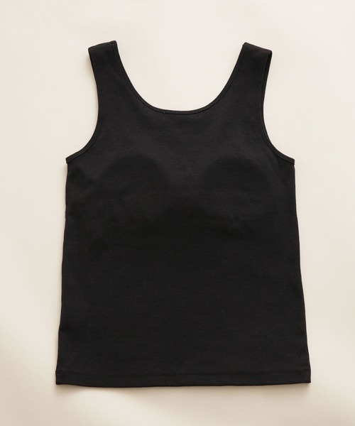 NANO universe（ナノユニバース）の「カップ付きタンクトップ（タンクトップ・レディース・ブラック/オフホワイト/カーキ・38/36）」の7枚目の写真