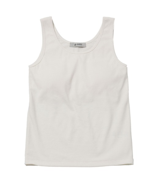 NANO universe（ナノユニバース）の「カップ付きタンクトップ（タンクトップ・レディース・ブラック/オフホワイト/カーキ・38/36）」の15枚目の写真