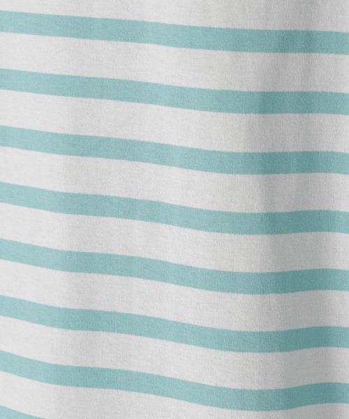 niko and...（ニコアンド）の「裾違いボーダープルオーバー（Tシャツ/カットソー・メンズ・イエロー/オフホワイト/ライトグレー/ピンク・MEDIUM/LARGE）」の17枚目の写真