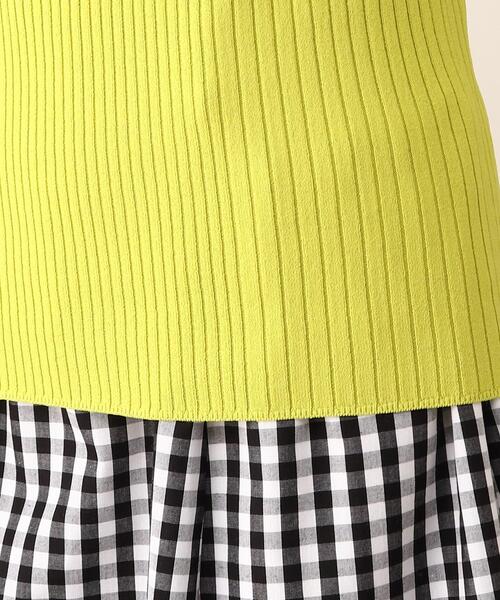 UNTITLED（アンタイトル）の「◆【STORY掲載】クリアレーヨン リブニット（ニット/セーター・レディース・ダークネイビー/グレー系/黄緑系/ホワイト・44/48/00/02/04）」の11枚目の写真