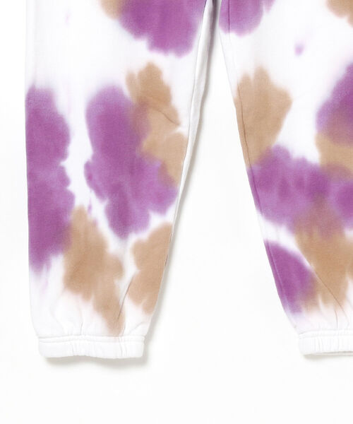 Ray BEAMS(レイビームス)の「Available Today × Ray BEAMS / TieDye2 スウェット パンツ(スウェットパンツ・レディース・パープル/グレー・ONE SIZE)」の7枚目の写真