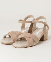 NUOVO ヌオーヴォ SQ CROSS SND 4.5 スクエア クロス サンダル 4.5 NE50070 S/BEIGE