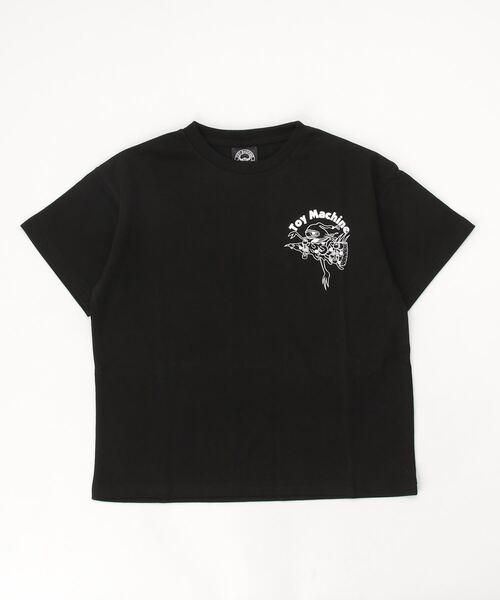 TOY　MACHINE（トイ　マシーン）の「TOY MACHINE/トイマシーン キッズ Tシャツ 22S920-42（Tシャツ/カットソー・キッズ・ホワイト/ブラック/グリーン・140cm/150cm/160cm/130cm）」の6枚目の写真