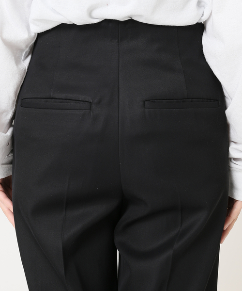 journal standard L'essage(ジャーナルスタンダードレサージュ)の「VIScottonツイルボタンパンツ(その他パンツ・レディース・ブラック/ホワイト系その他・38/36)」の7枚目の写真