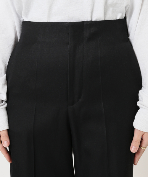 journal standard L'essage(ジャーナルスタンダードレサージュ)の「VIScottonツイルボタンパンツ(その他パンツ・レディース・ブラック/ホワイト系その他・38/36)」の9枚目の写真