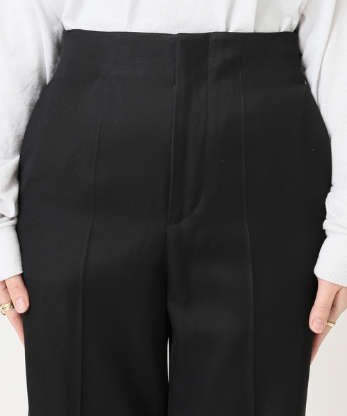 journal standard L'essage(ジャーナルスタンダードレサージュ)の「VIScottonツイルボタンパンツ(その他パンツ・レディース・ブラック/ホワイト系その他・38/36)」の10枚目の写真