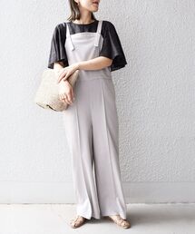 *〈手洗い可能〉ツイルサロペット◆