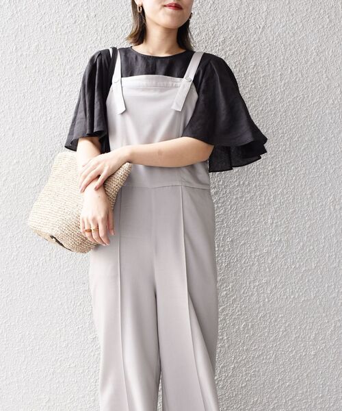 SHIPS（シップス）の「*〈手洗い可能〉ツイルサロペット◆（サロペット/オーバーオール・レディース・ライトグレー/ネイビー/ライトブルー・SMALL/MEDIUM）」の17枚目の写真