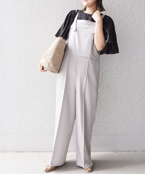 SHIPS（シップス）の「*〈手洗い可能〉ツイルサロペット◆（サロペット/オーバーオール・レディース・ライトグレー/ネイビー/ライトブルー・SMALL/MEDIUM）」の18枚目の写真