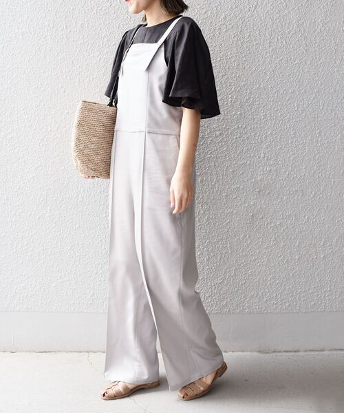 SHIPS（シップス）の「*〈手洗い可能〉ツイルサロペット◆（サロペット/オーバーオール・レディース・ライトグレー/ネイビー/ライトブルー・SMALL/MEDIUM）」の20枚目の写真