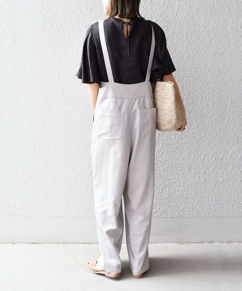 SHIPS（シップス）の「*〈手洗い可能〉ツイルサロペット◆（サロペット/オーバーオール・レディース・ライトグレー/ネイビー/ライトブルー・SMALL/MEDIUM）」の21枚目の写真