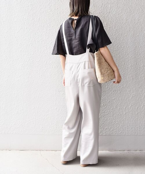 SHIPS（シップス）の「*〈手洗い可能〉ツイルサロペット◆（サロペット/オーバーオール・レディース・ライトグレー/ネイビー/ライトブルー・SMALL/MEDIUM）」の22枚目の写真