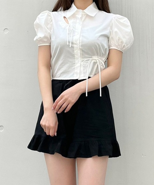 Crea titty&Co. PETIT(クレアティティーアンドコープチ)の「【Crea titty&Co.PETIT】Creaフリルショーパン(その他パンツ・レディース・ホワイト/ブラック・FREE)」の7枚目の写真