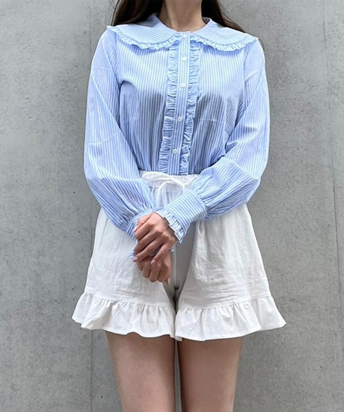 Crea titty&Co. PETIT(クレアティティーアンドコープチ)の「【Crea titty&Co.PETIT】Creaフリルショーパン(その他パンツ・レディース・ホワイト/ブラック・FREE)」の17枚目の写真